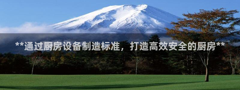 z6尊龙凯时：**通过厨房设备制造标准，打造高效安全的厨房*