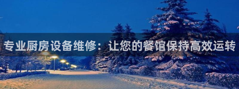 z6com尊龙凯时百家乐：专业厨房设备维修：让您的餐馆保持高